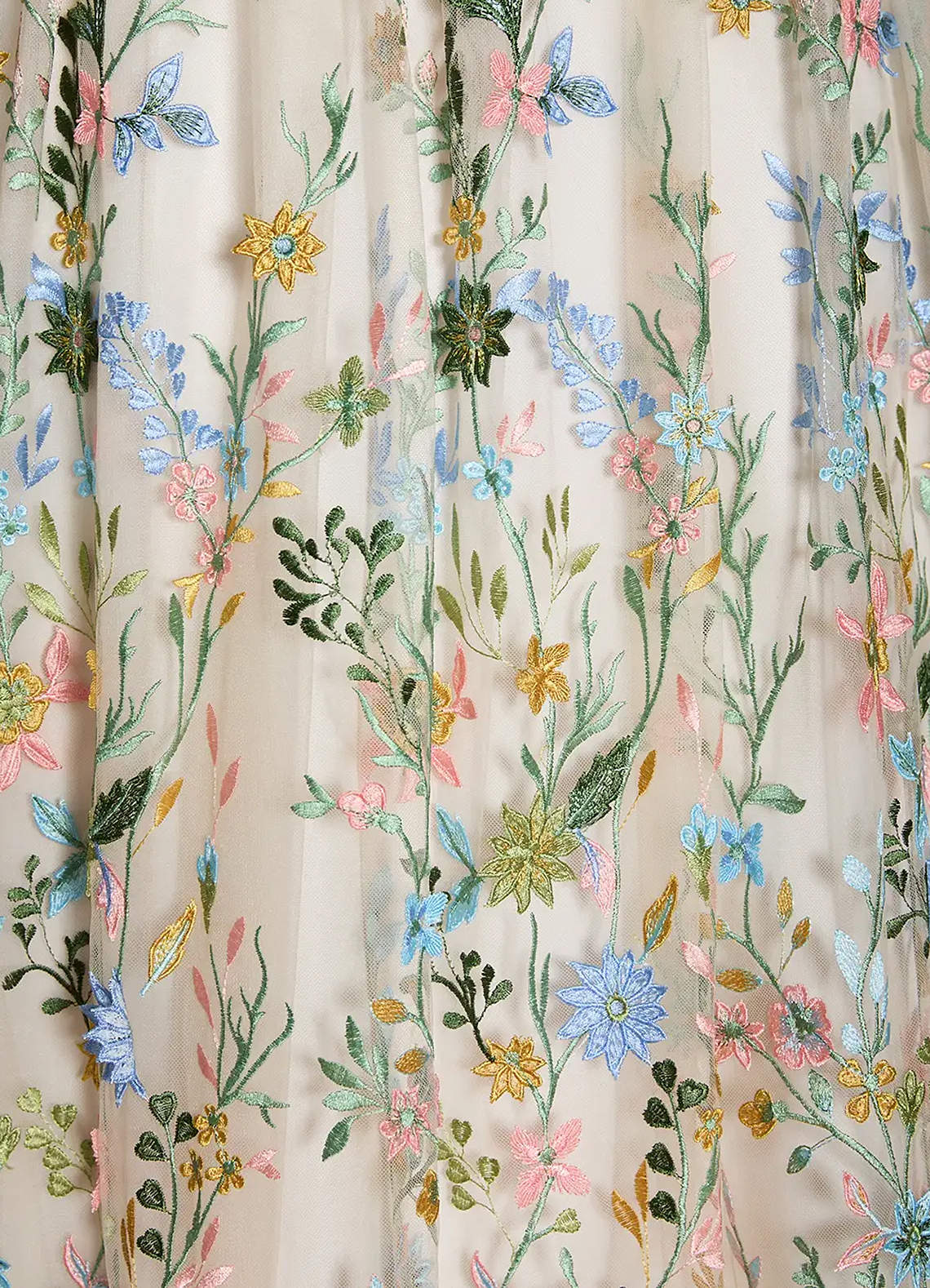 Marisa Champagne Multi Midi Dress