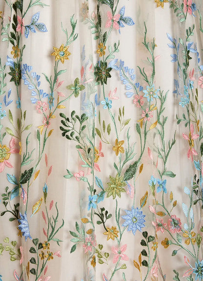 Marisa Champagne Multi Midi Dress