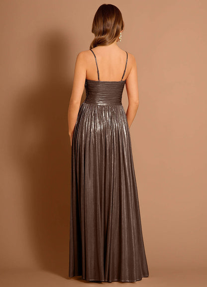 Estrella Bronze Maxi Dress