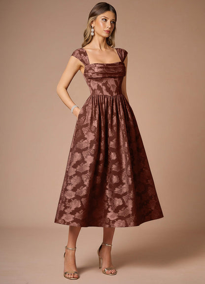 Dana Mocha Coco Midi Dress  Dress