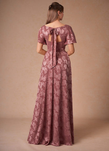 Sasha Vintage Rose A-Line Maxi Dress  Dress