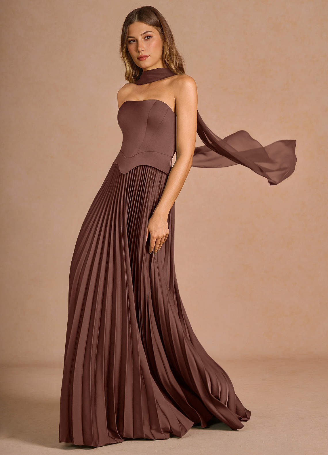 Rylan Mocha Coco Maxi Dress  Dress