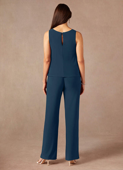 Dark Navy Neptune Jumpsuit/Pantsuit Lace Dress
