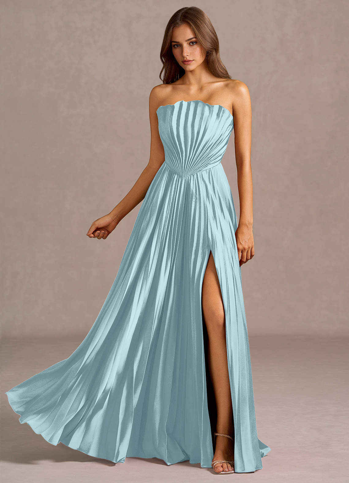 Kaia Sky Blue Maxi Dress