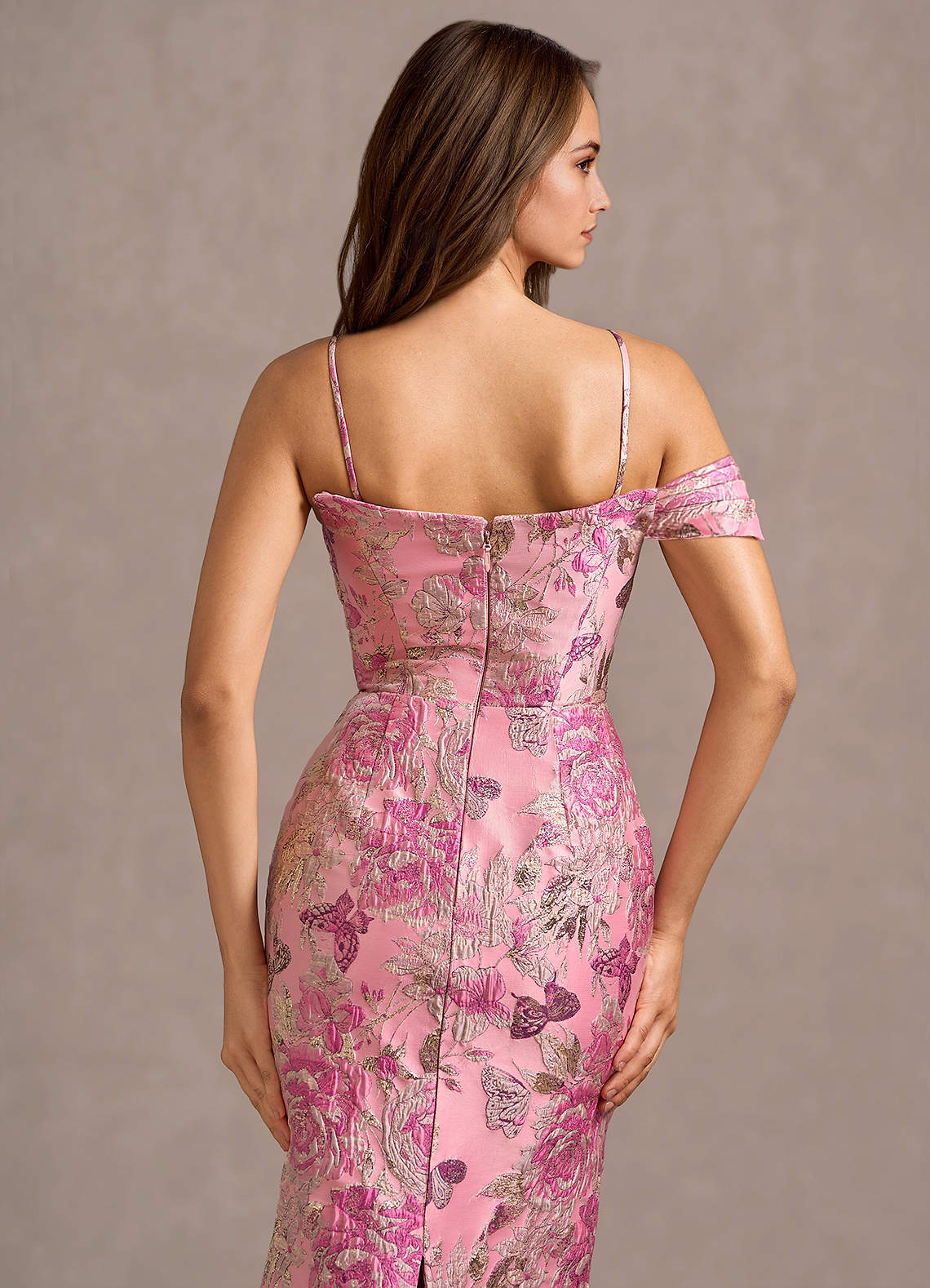 Cosima Rose Pink Maxi Dress