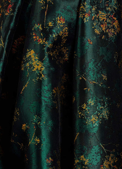 Maelie Deep Green Midi Dress  Dress