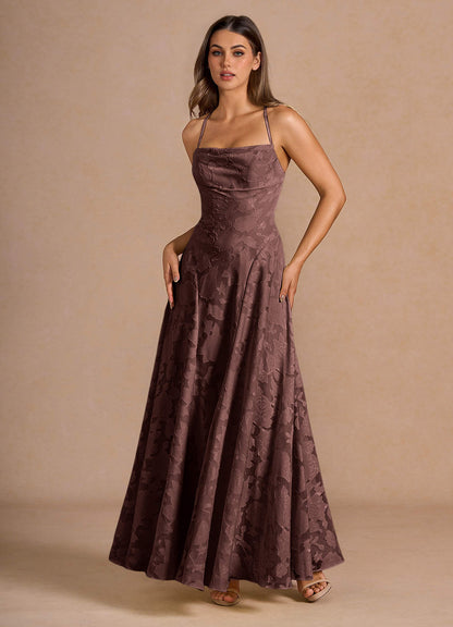 Marlo Mocha Coco Corset Prom Dress