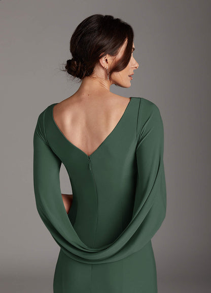 Eucalyptus Sheath Boatneck Luxe Knit Dress