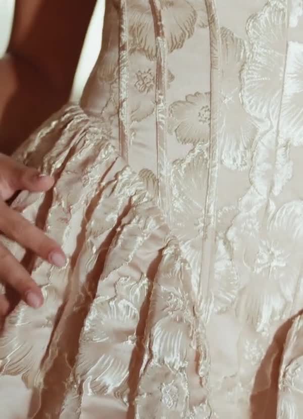 Lenka Vintage Blush Gown  Dress