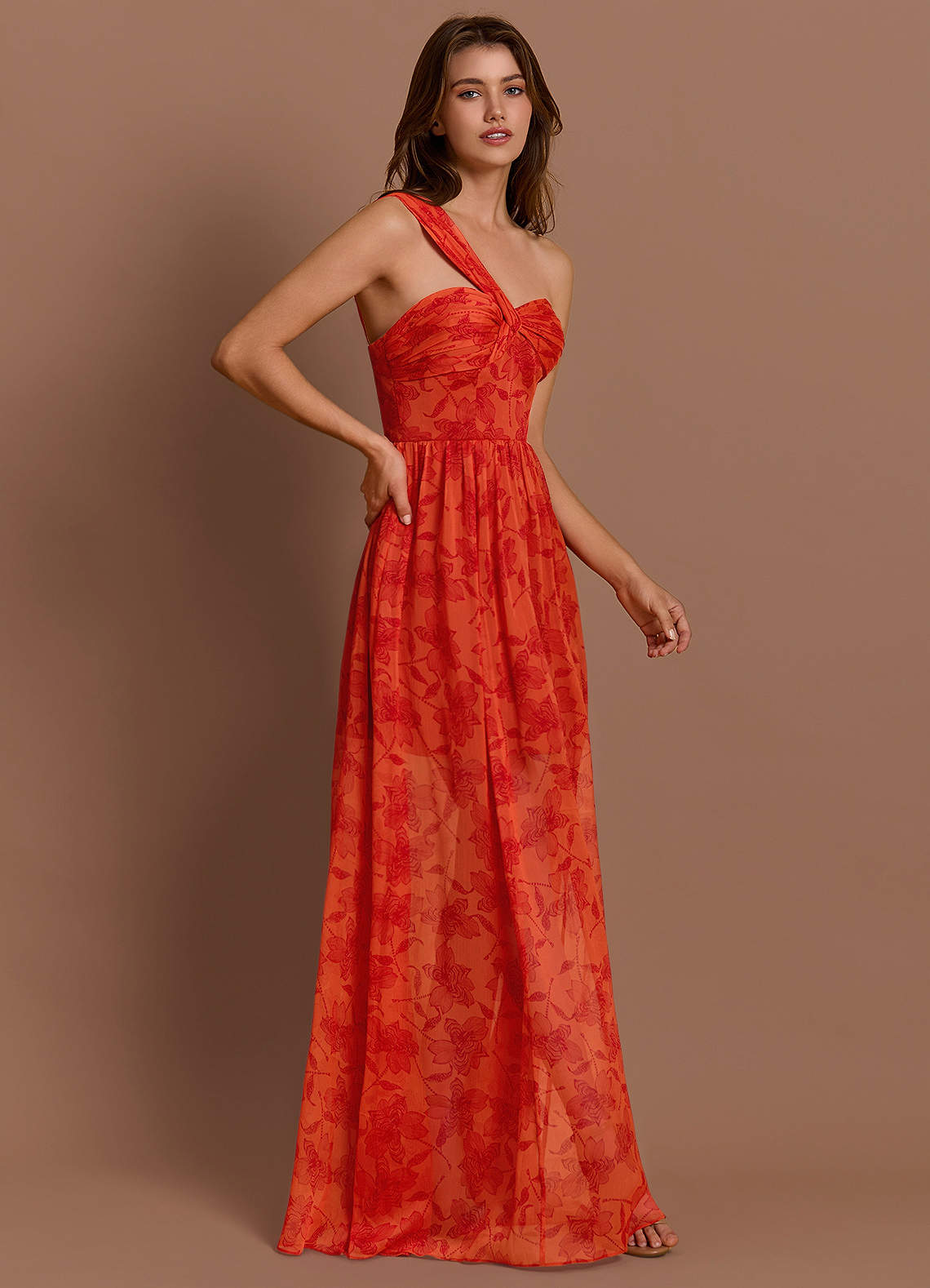 Xylia Tangerine Maxi Dress  Dress