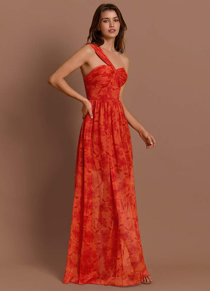 Xylia Tangerine Maxi Dress  Dress