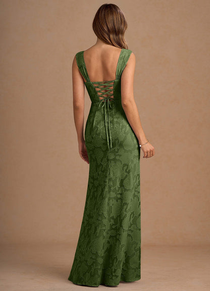 Eliana Olive Maxi Dress  Dress