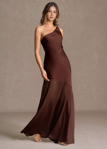 Fatima Mocha Coco Maxi Dress  Dress