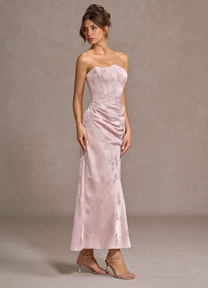 Amabel Soft Pink Maxi Dress  Dress
