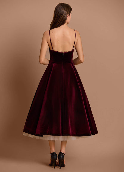 Gracyn Wine Two Piece Dress