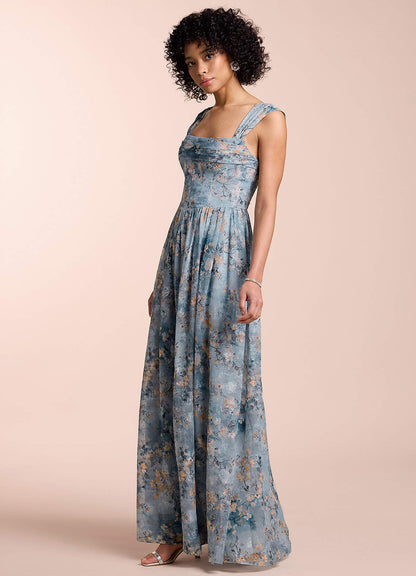Aleah Powder Blue Maxi Dress  Dress