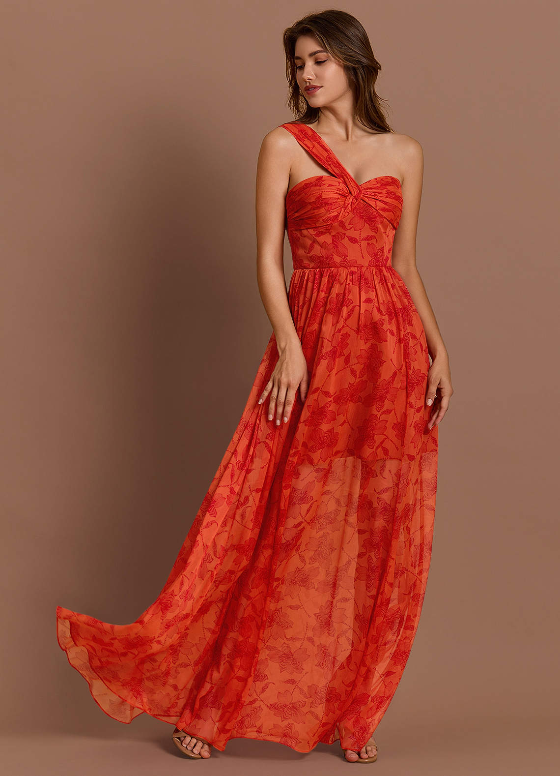 Xylia Tangerine Maxi Dress  Dress