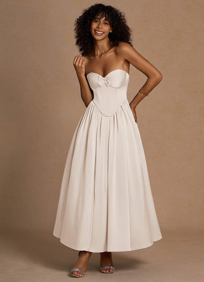 Eloise Cream Maxi Dress  Dress