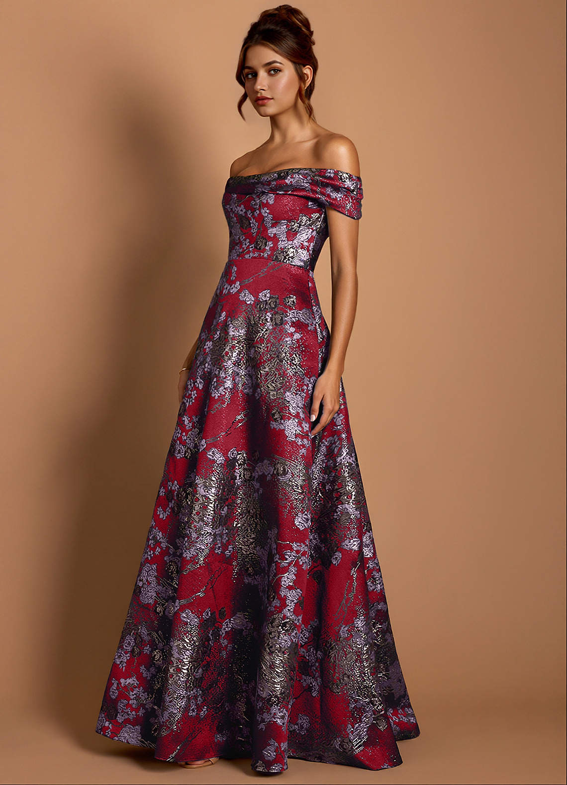 Dagny Merlot Maxi Dress  Dress