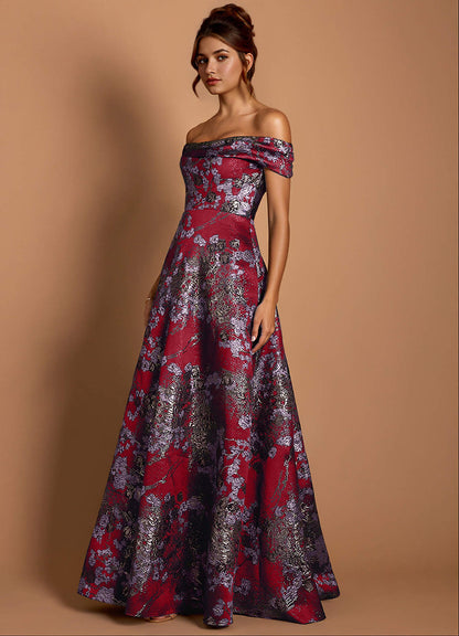 Dagny Merlot Maxi Dress  Dress