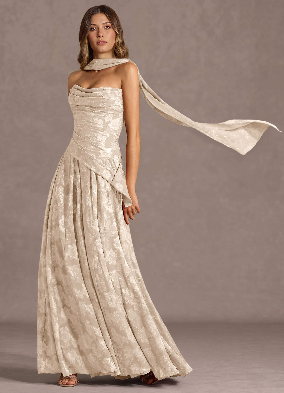 Gabriela Cream Maxi Dress