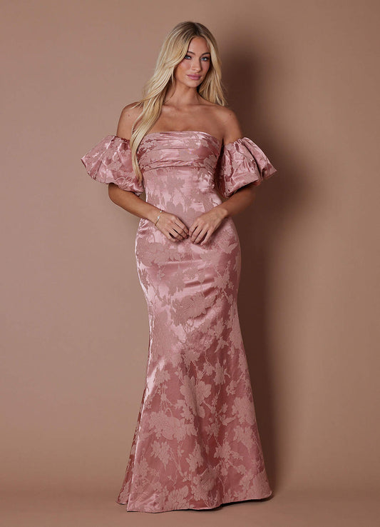 Marjorie Rosewood Pink Maxi Dress