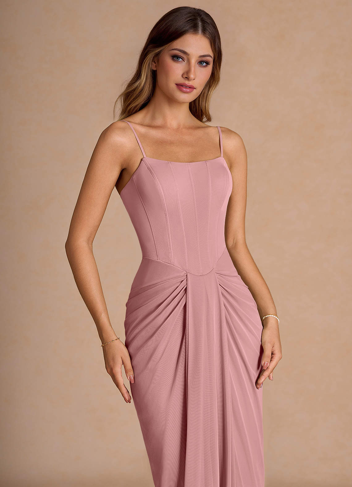 Anais Light Pink Maxi Dress