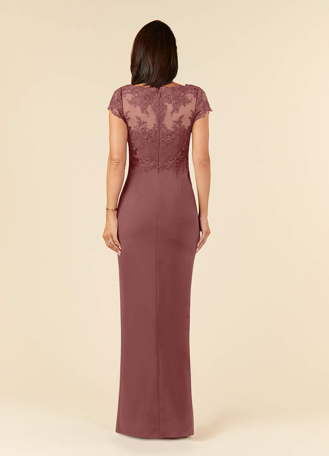 Desert Rose Sheath Lace Dress