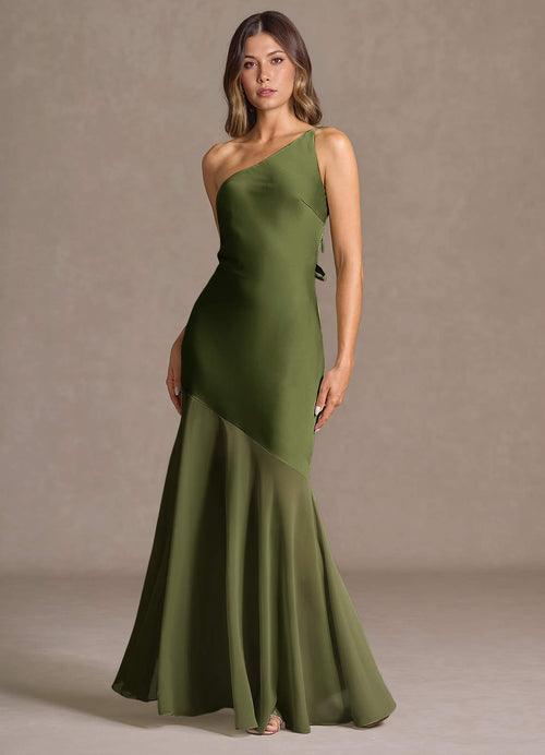 Fatima Olive Maxi Dress  Dress