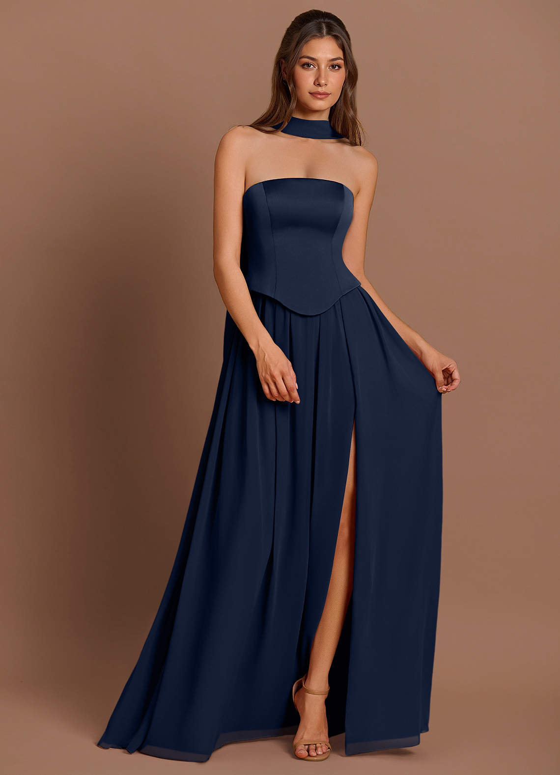 Cadence Navy Maxi Dress  Dress