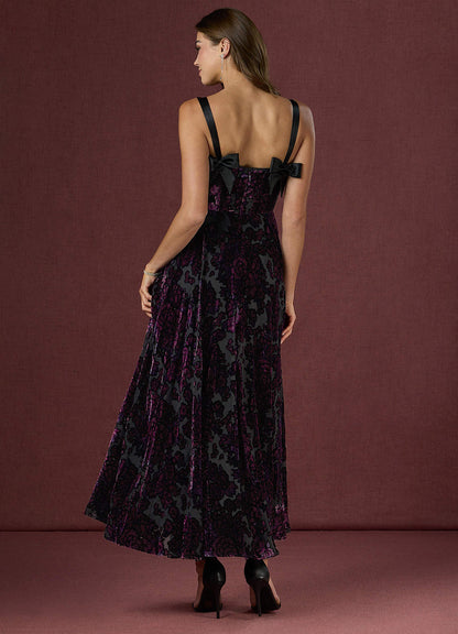 Hester Black Amethyst Maxi Dress  Dress