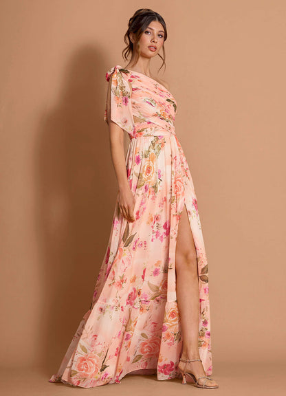 Liliana Abstract Bouquet Floral Maxi Dress