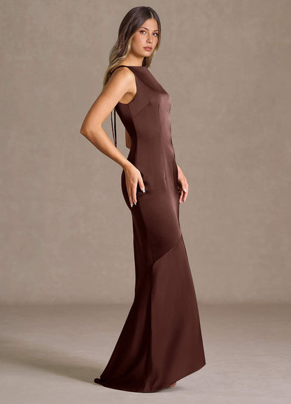 Wynne Mocha Coco Maxi Dress  Dress