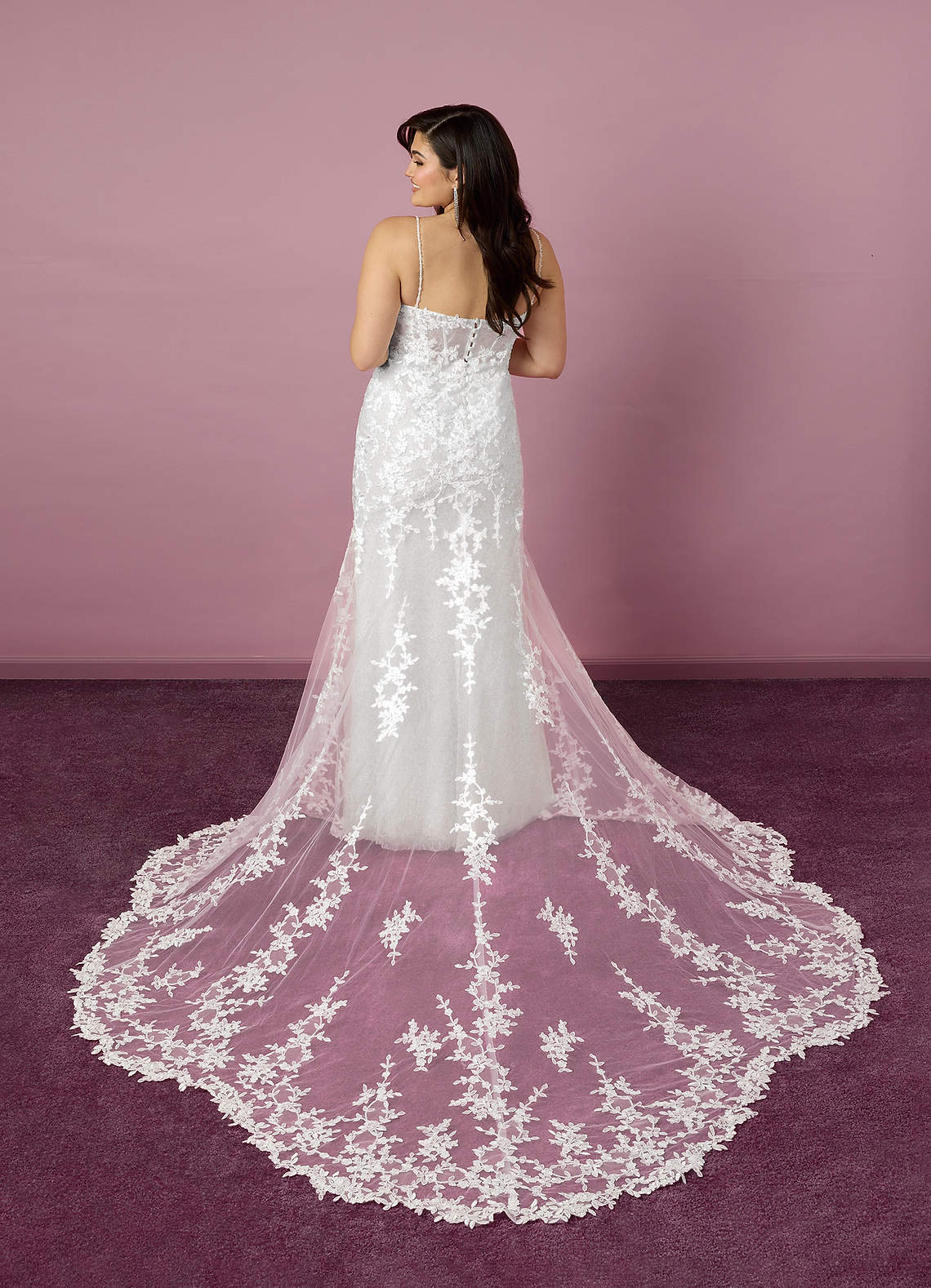 Diamond White Mermaid Sequins Tulle Dress Diamond White