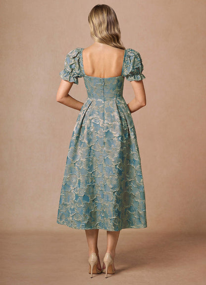 Amy Lake Blue Midi Dress