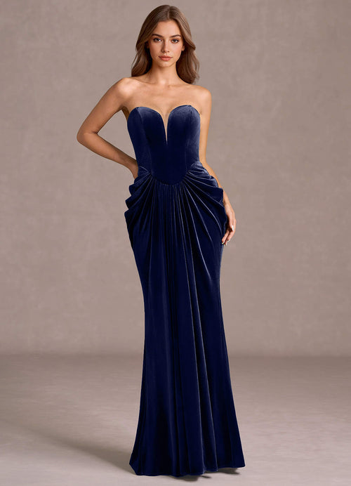 Sylvie Navy Maxi Gown  Dress