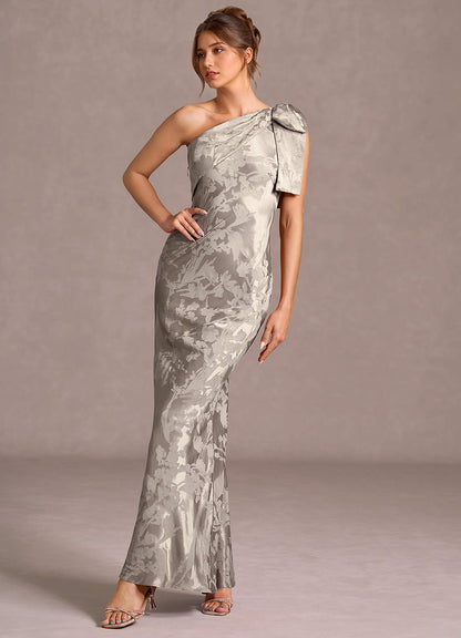 Queniva Platinum Maxi Dress  Dress