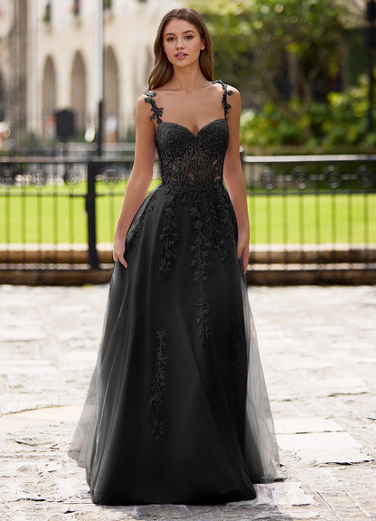Dreamscape Black A-Line Prom Dress  Dress