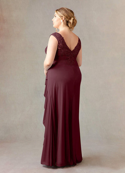 Cabernet A-Line Sweetheart Neckline Pleated Mesh Dress