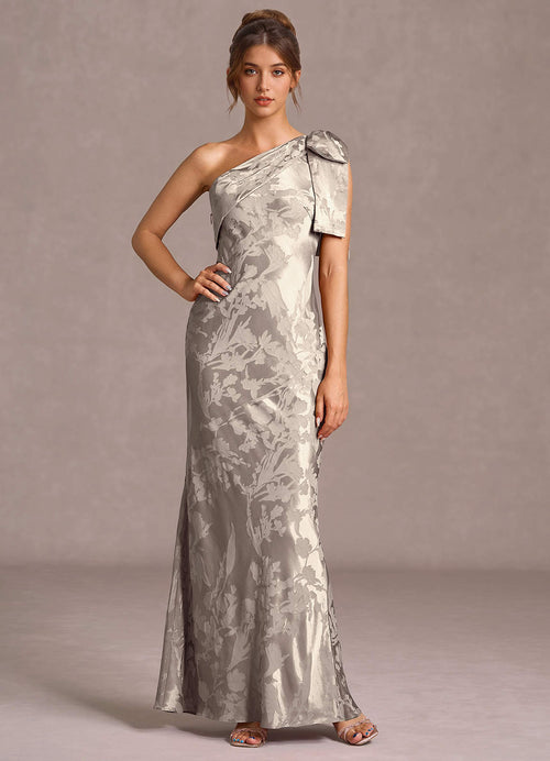 Queniva Platinum Maxi Dress  Dress