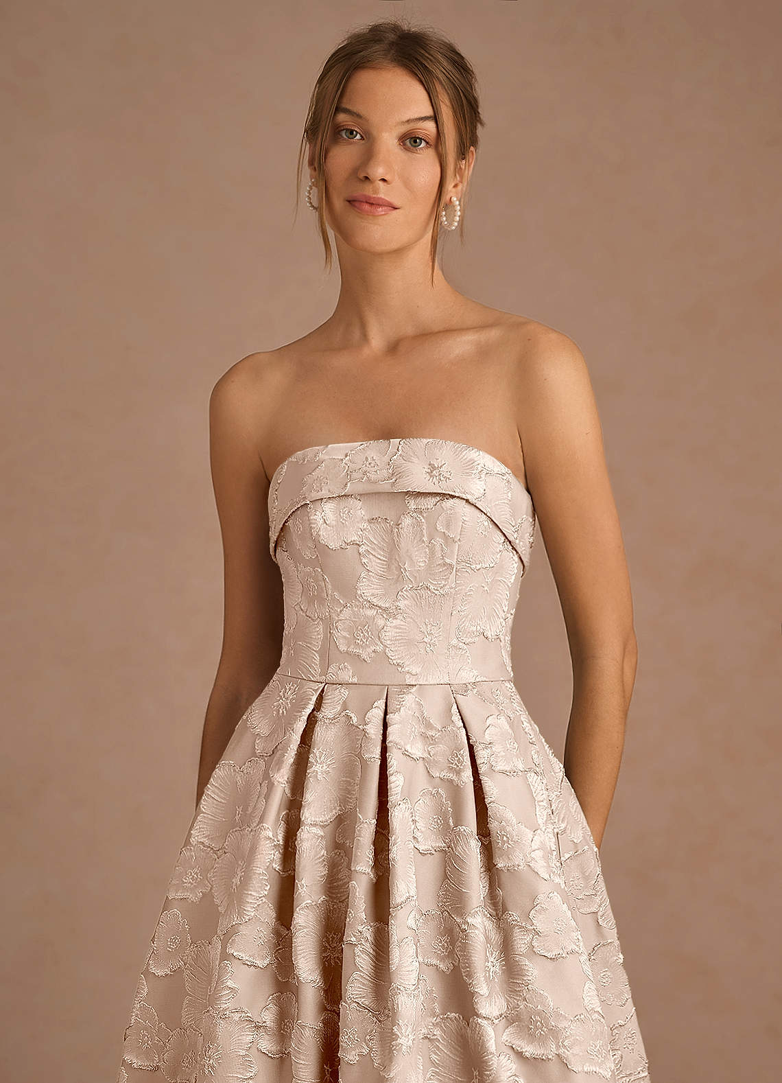 Desiree Vintage Blush Midi Dress