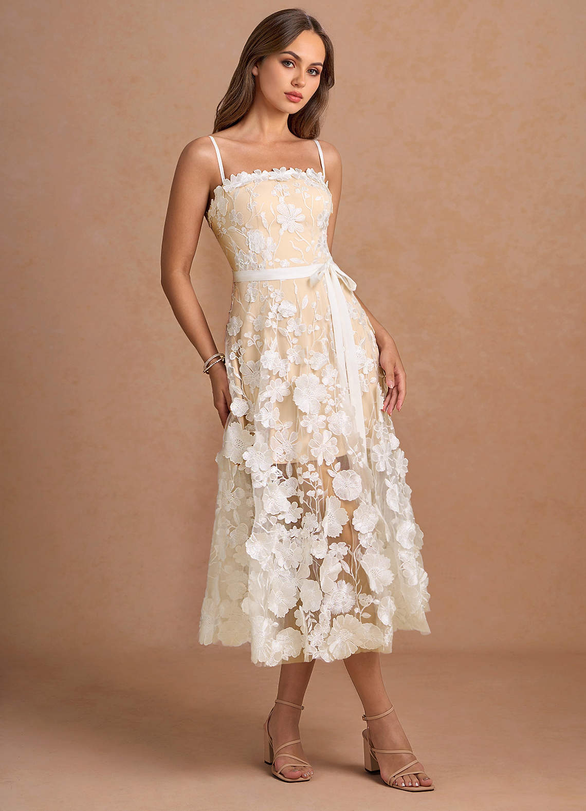 Sherri White Floral Maxi Dress  Dress