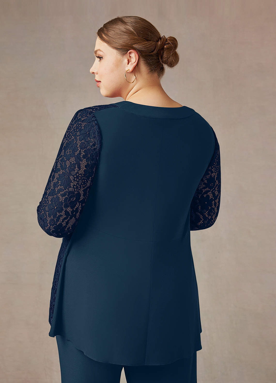 Dark Navy Neptune Jumpsuit/Pantsuit Lace Dress