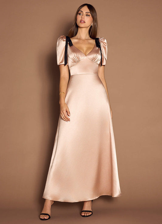 Makayla Blush Pink Maxi Dress