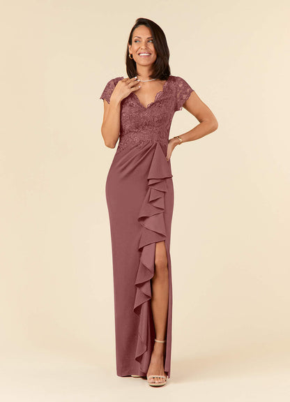 Desert Rose Sheath Lace Dress