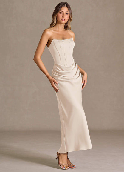 Katelyn Cream Maxi Dress  Dress
