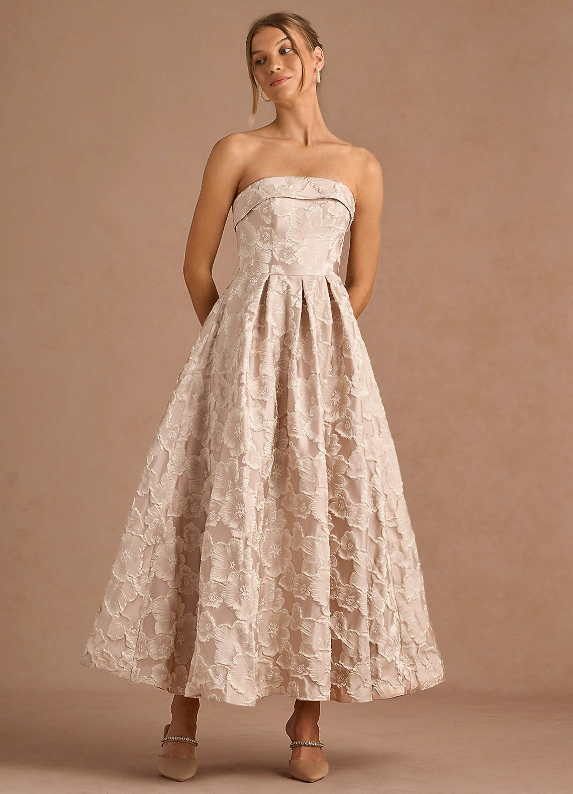 Florentine Vintage Blush Maxi Dress  Dress