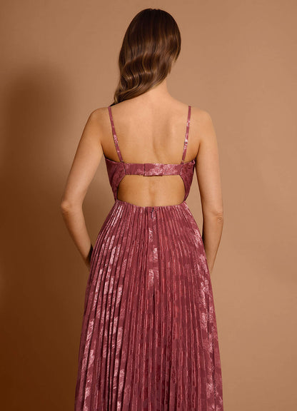 Audrina Vintage Rose Maxi Dress