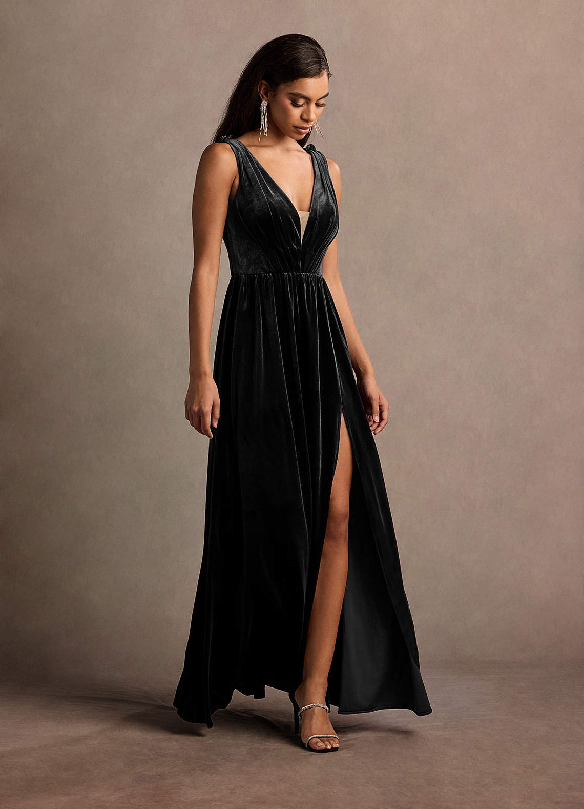 Katniss Black Rose Gown  Dress