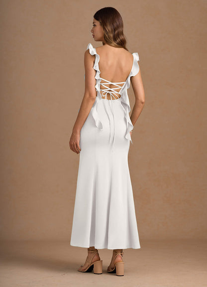 Lilibet White Maxi Dress  Dress